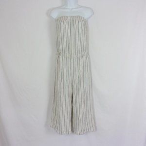 Cloth & Stone Strapless Jumpsuit Linen Blend
